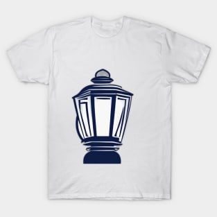 Lantern Navy Shadow Silhouette Anime Style Collection No. 416 T-Shirt